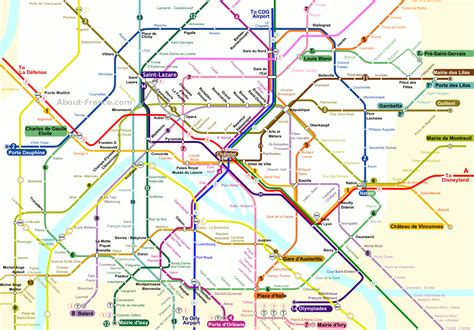 Paris Metro Map Adventure